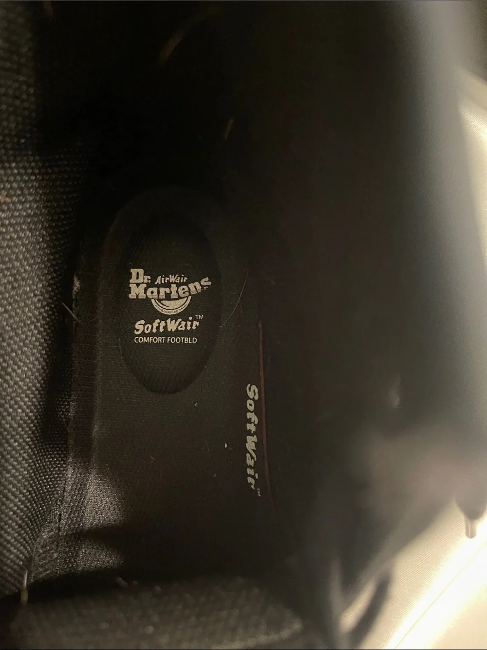 Dr. Martens Black Canvas Lace-Up Skull Pattern Boots - Picture 3 of 12